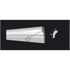 Карниз Decor Dizayn DD34 Полистирол 2000*25*15 мм